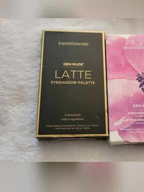 bareMinerals GEN NUDE LATTE Eyeshadow Palette - Pink & Black Packaging